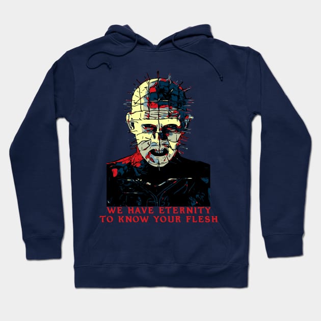 Hellraiser Pinhead Eternity Quote Hoodie by Nova5